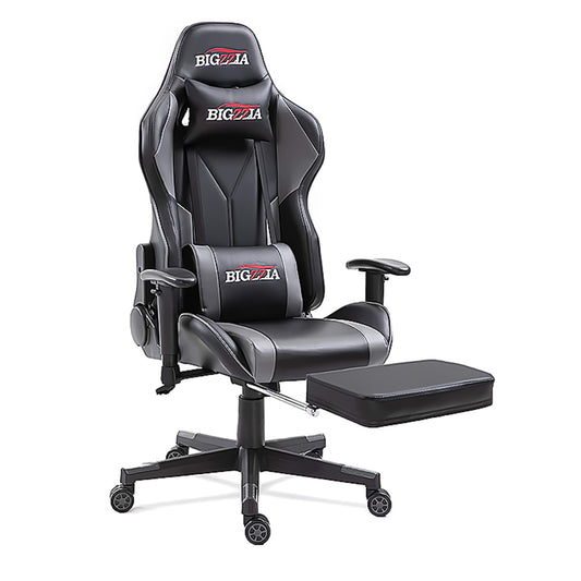 Bigzzia Gaming Chair - Ergonomic Office Chair (with footrest)
