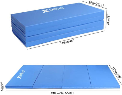 Dripex Folding Gymnastics Exercise Mat - 8FT