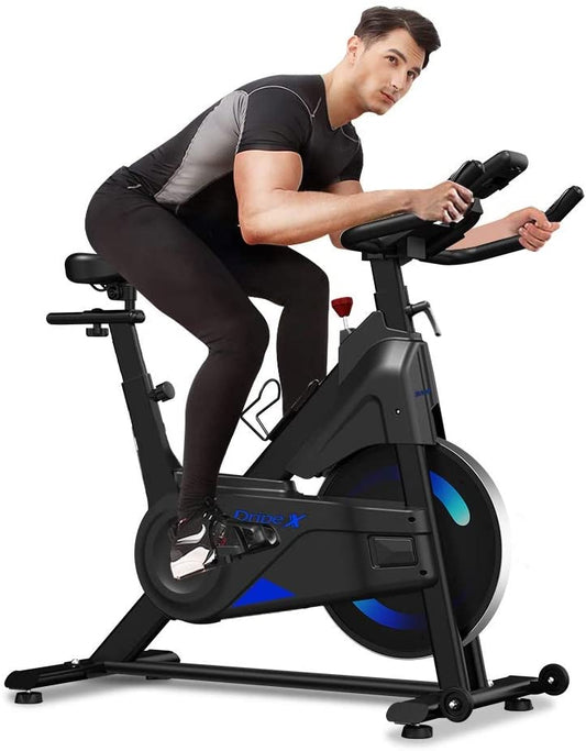Magnetic Resistance Indoor Exercise Bike (2021 Upgraded New Version) 300 LBS