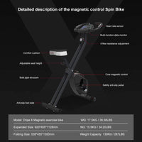Dripex Upright Exercise Bikes +Bidirectional Flywheel/2020 Version
