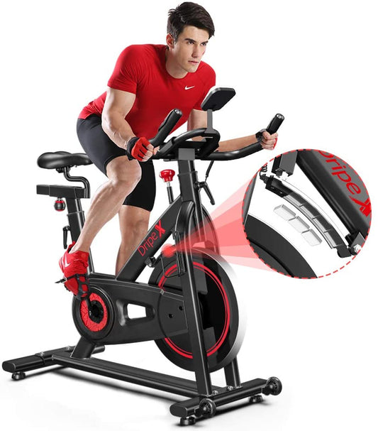 Dripex Indoor Cycling Magnetic Resistance Exercise Bike (2020 Upgraded Version)+35 LBS flywheel