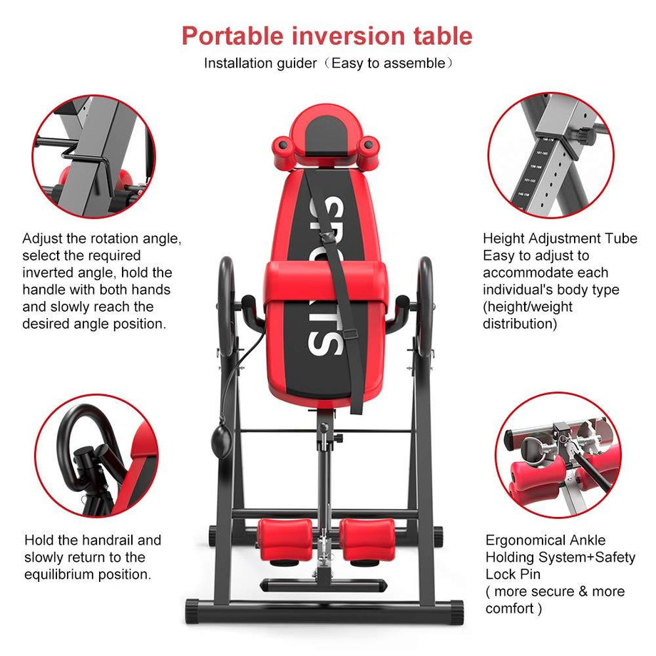 Yoleo Gravity Heavy Duty Inversion Table