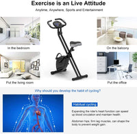 Dripex Upright Exercise Bikes +Bidirectional Flywheel/2020 Version