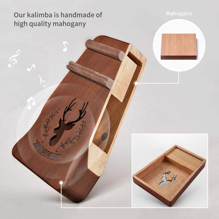 Dripex Kalimba 17Keys Thumb Piano