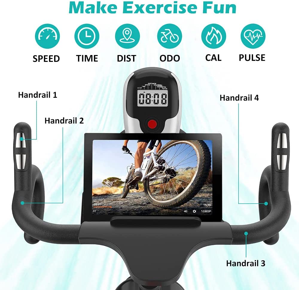 Dripex Magnetic Resistance Exercise Bike for Home Gym Training (2021 New Version)