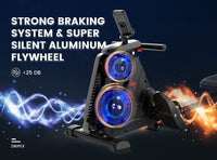 Dripex Foldable Rowing Machine Magnetic Rower with 16 Level Adjustable Resistances for Home use
