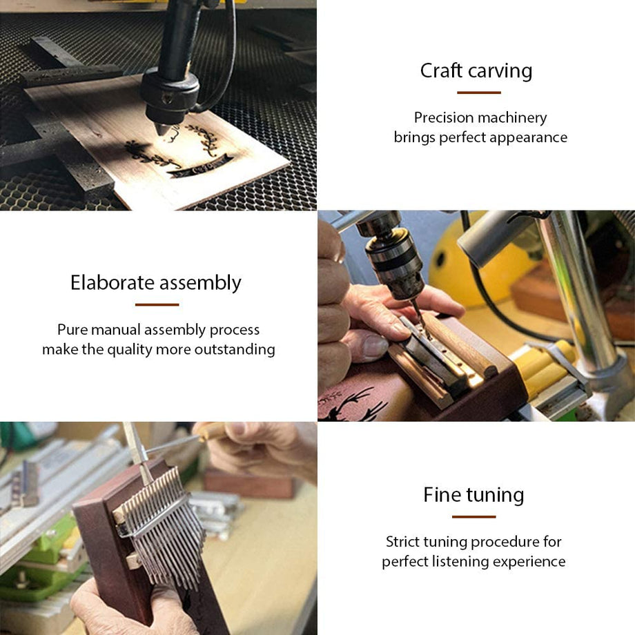 Dripex Kalimba 17Keys Thumb Piano