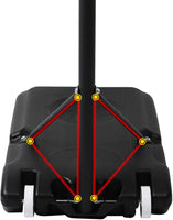 Dripex Portable Basketball Hoops & Goals Basketball System