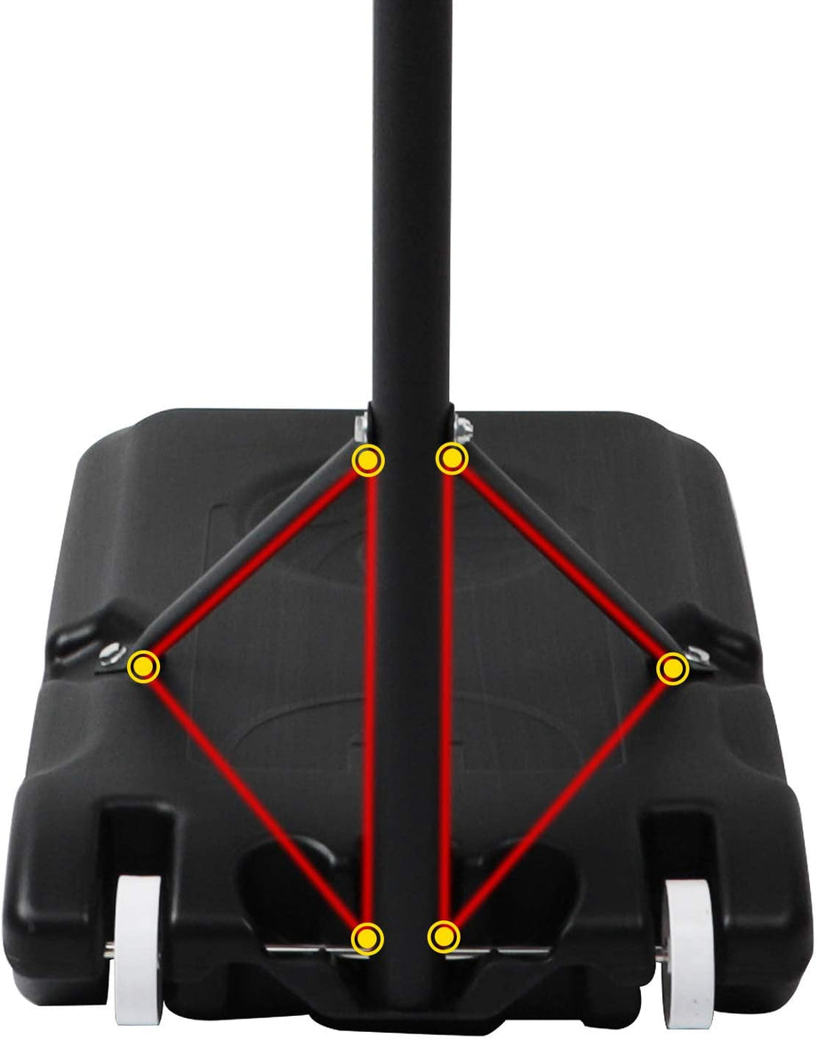 Dripex Portable Basketball Hoops & Goals Basketball System