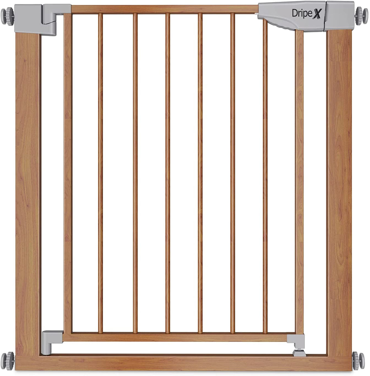 Dripex Stair Gate for Baby and Pet Baby Safety Gate Pressure Fit Met