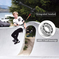 YoleoStore Stunt Scooter,Freestyle Trick Scooter with ABEC 7 ball bearings,Teenage Sport Scooter,Kick Scooter with Lightweight Aluminium Deck