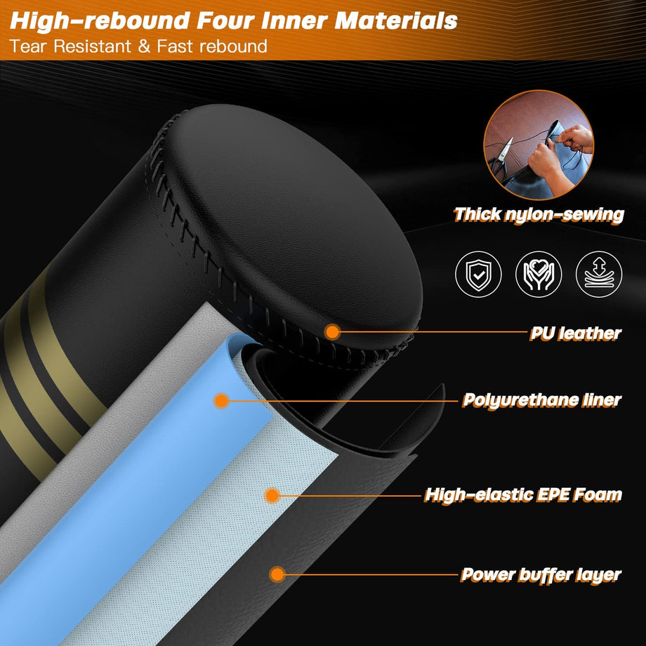 Dripex Freestanding Punching Bag Boxing Partner Boxing Trainer Heavy Duty Punch Bag with Suction Base