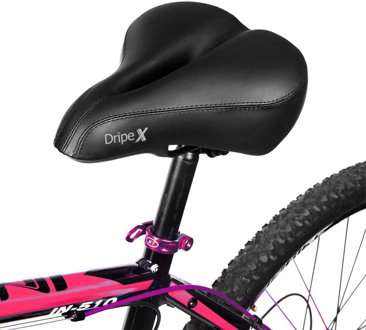 Find helpful customer reviews and review ratings for Dripex Gel Bike Seat Bicycle Saddle - Comfort Cycle Saddle Wide Cushion Pad Waterproof for Women Men