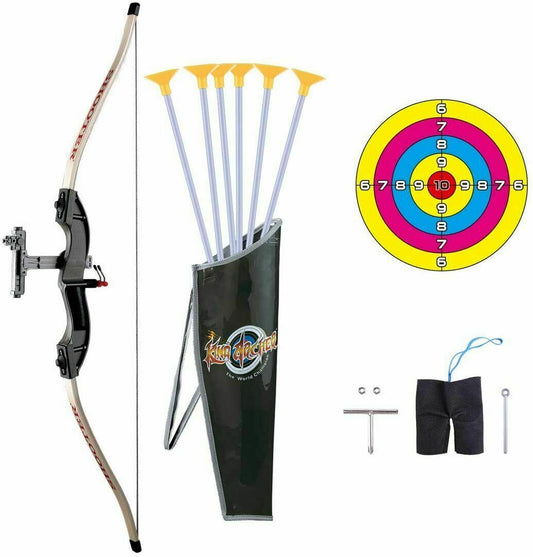 Bow and Arrow Archery Shooting Set Target Kids Toy Outdoor Indoor Fun Game Gift