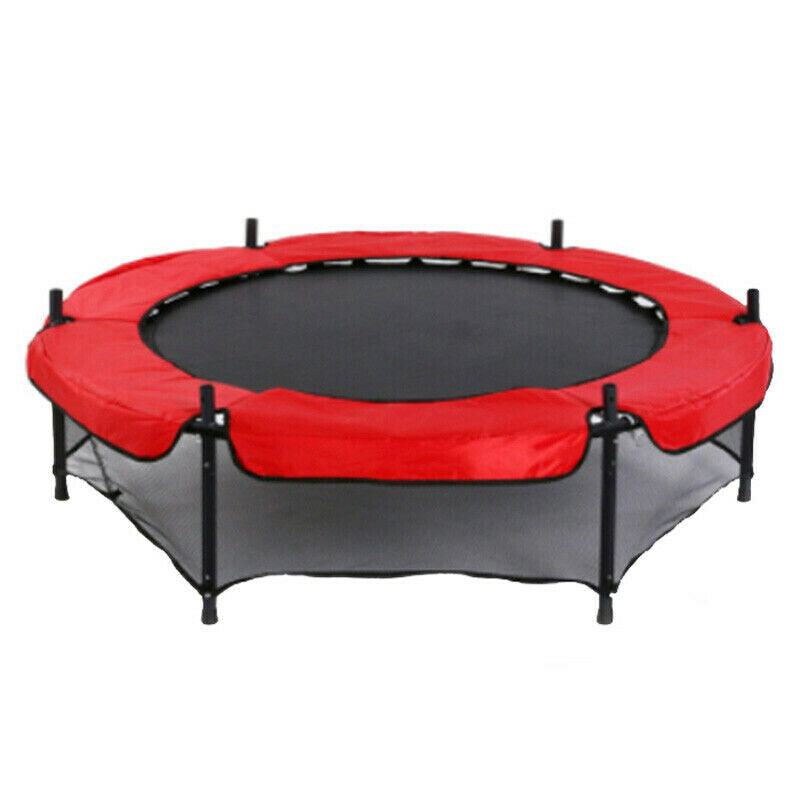 Kids Trampoline with Enclosure Net, 55inch Fitness Trampolines with Safety Net,Outdoor Indoor Activity Jump Kid Jumper Sport Trampoline for Boys Grils Age 1-6 Yard