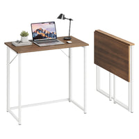 Dripex Folding Desk Foldable Small Computer Desk Writing Table for Small Place Easy Assembly