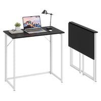 Dripex Folding Desk Foldable Small Computer Desk Writing Table for Small Place Easy Assembly