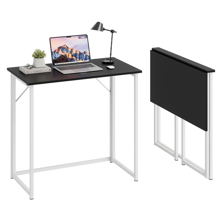 Dripex Folding Desk Foldable Small Computer Desk Writing Table for Small Place Easy Assembly