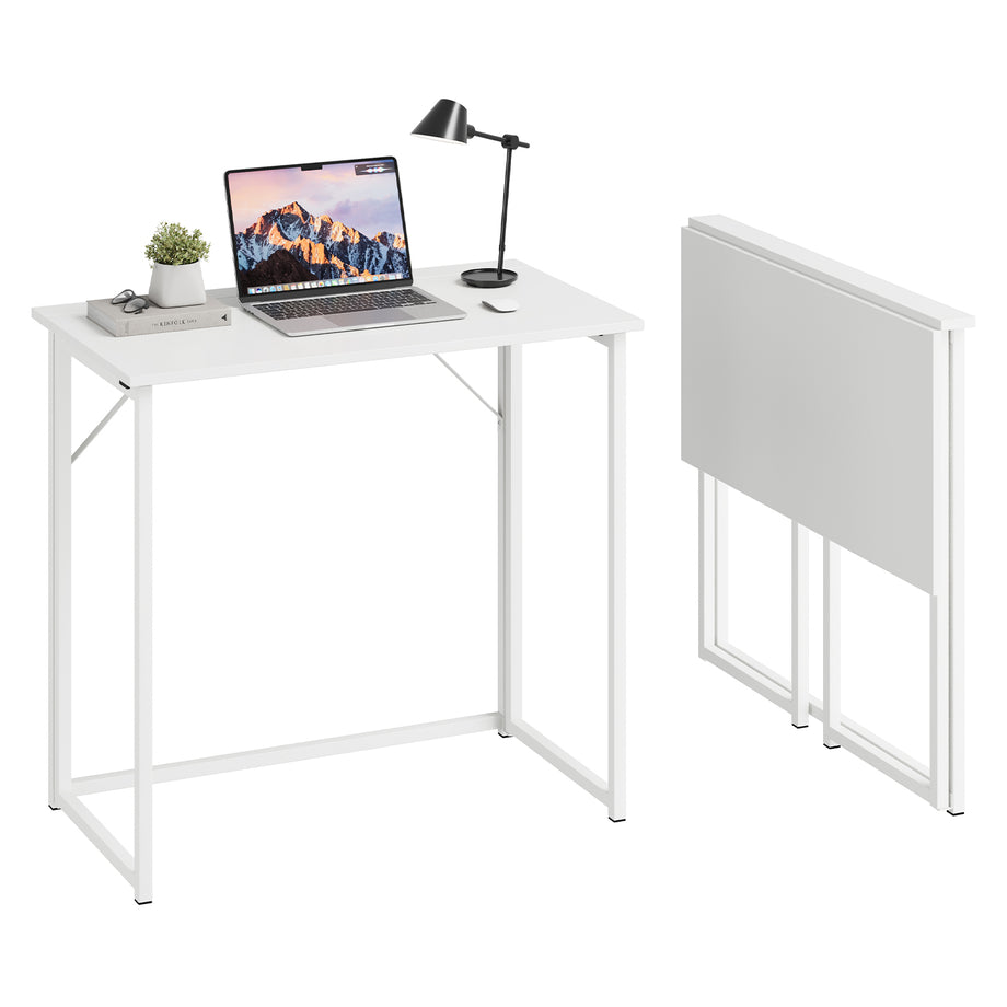 Dripex Folding Desk Foldable Small Computer Desk Writing Table for Small Place Easy Assembly