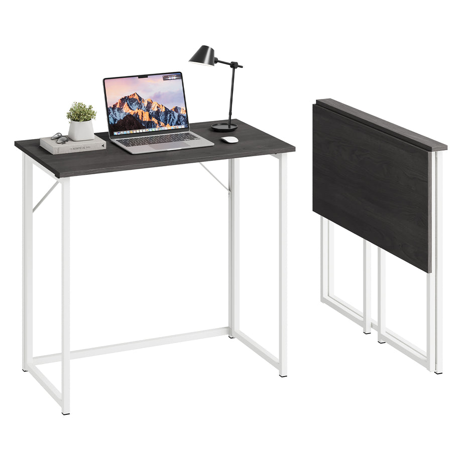 Dripex Folding Desk Foldable Small Computer Desk Writing Table for Small Place Easy Assembly
