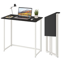 Dripex Compact Folding Desk No Assembly Required Computer Desk Folding Hobby Craft Table