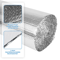 Dripex Double Aluminium Bubble Foil Insulation Loft Wall Boat Loft Caravan Home Wall Shed