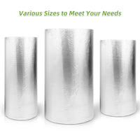 Dripex Self Adhesive Aluminium Foil Insulation Roll Thermal Insulation, Sound Deadening, Heat Reflective & Vapour Barrier, Fire & Moisture Resistant, Condensation Protection