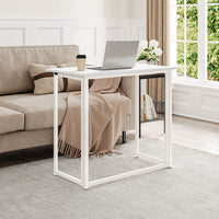 Dripex Compact Folding Desk No Assembly Required Computer Desk Folding Hobby Craft Table