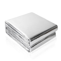 Dripex Radiator Reflector Foil Double Aluminium Bubble Insulation with Adhesive Pads Energy Saving Heat Reflector for Home Loft Caravan Boat