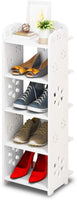 Dripex Shoe Rack Shoe Cabinet Storage Rack Bookshelf Shoe Organizer Free Standing Display Rack in Home Corridor Hallway and Corner