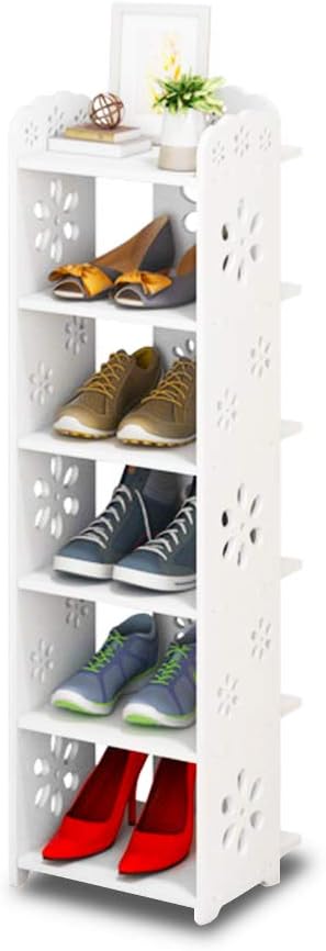Dripex Shoe Rack Shoe Cabinet Storage Rack Bookshelf Shoe Organizer Free Standing Display Rack in Home Corridor Hallway and Corner