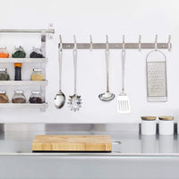 Dripex Coat Hook Rack Wall Mounted 304 Stainless Steel Hanger Heavy Duty Clothes Hat Holder (6 Hooks/8 Hooks)