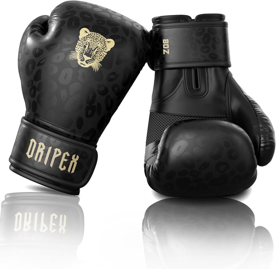 Dripex Boxing Gloves for Men Women Youth, Boxing Training Gloves | for Heavy Bag Workout, Muay Thai, Kickboxing, Sparring Punching（6 8 10 12 14 16oz）