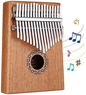 Kalimba 17 Keys Thumb Piano Study Instruction Tune Hammer Finger Marimba Instrument Music Lover Beginners