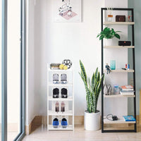 Dripex Shoe Rack Shoe Cabinet Storage Rack Bookshelf Shoe Organizer Free Standing Display Rack in Home Corridor Hallway and Corner