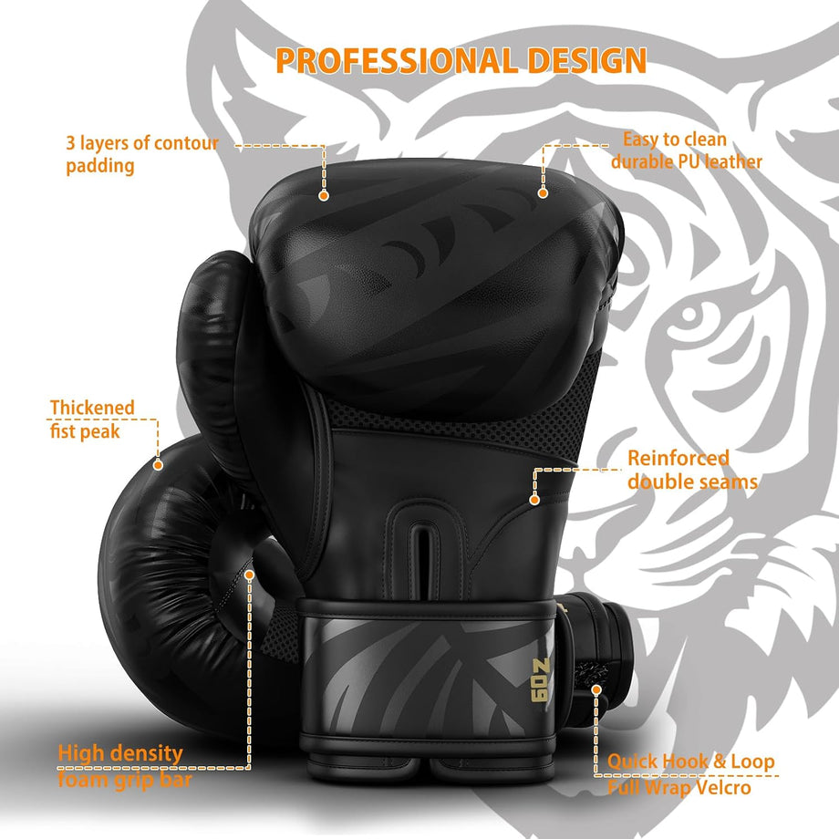 Dripex Boxing Gloves for Men Women Youth, Boxing Training Gloves | for Heavy Bag Workout, Muay Thai, Kickboxing, Sparring Punching（6 8 10 12 14 16oz）