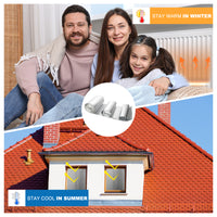 Dripex Double Aluminium Bubble Foil Insulation Loft Wall Boat Loft Caravan Home Wall Shed