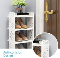 Dripex Shoe Rack Shoe Cabinet Storage Rack Bookshelf Shoe Organizer Free Standing Display Rack in Home Corridor Hallway and Corner
