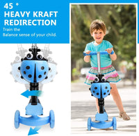 Dripex 5-in-1 Kids Scooter Toddler Scooter with Flashing Led Light Up