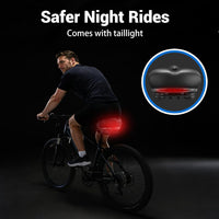 Dripex Gel Bike Seat - Comfort Universal Cycle Saddle Wide Cushion Pad Waterproof for Women & Men - Fits MTB/Road/Spinning Bikes