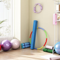 Dripex 7FT Folding Gymnastics Balance Beam Kids Training Beam Faux Suede for Home Gym Exercise