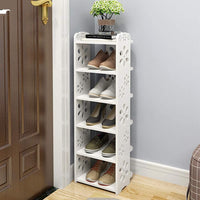 Dripex Shoe Rack Shoe Cabinet Storage Rack Bookshelf Shoe Organizer Free Standing Display Rack in Home Corridor Hallway and Corner