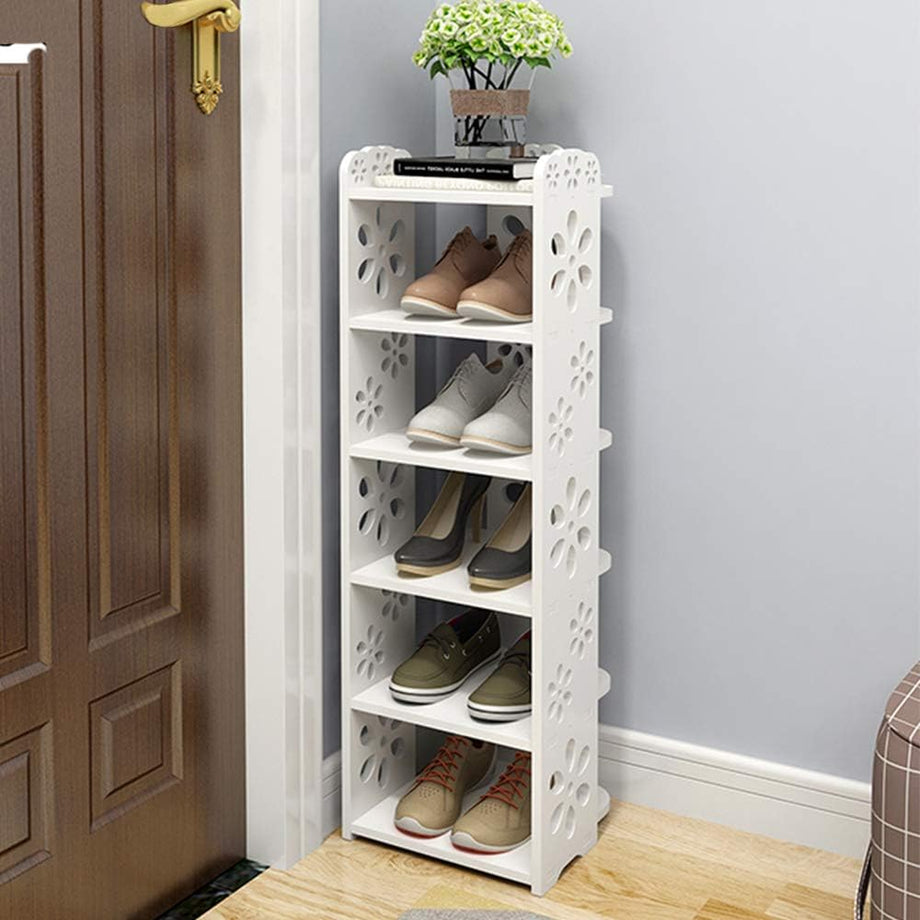 Dripex Shoe Rack Shoe Cabinet Storage Rack Bookshelf Shoe Organizer Free Standing Display Rack in Home Corridor Hallway and Corner