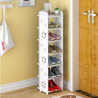 Dripex Shoe Rack Shoe Cabinet Storage Rack Bookshelf Shoe Organizer Free Standing Display Rack in Home Corridor Hallway and Corner