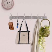 Dripex Coat Hook Rack Wall Mounted 304 Stainless Steel Hanger Heavy Duty Clothes Hat Holder (6 Hooks/8 Hooks)