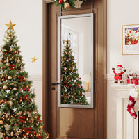 Dripex Over Door Mirror Full Length, 110 x 33cm/110 x 45cm Wall Mounted Mirror Door Hung Mirror for Bathroom/Bedroom/Wardrobe - Toughened Glass