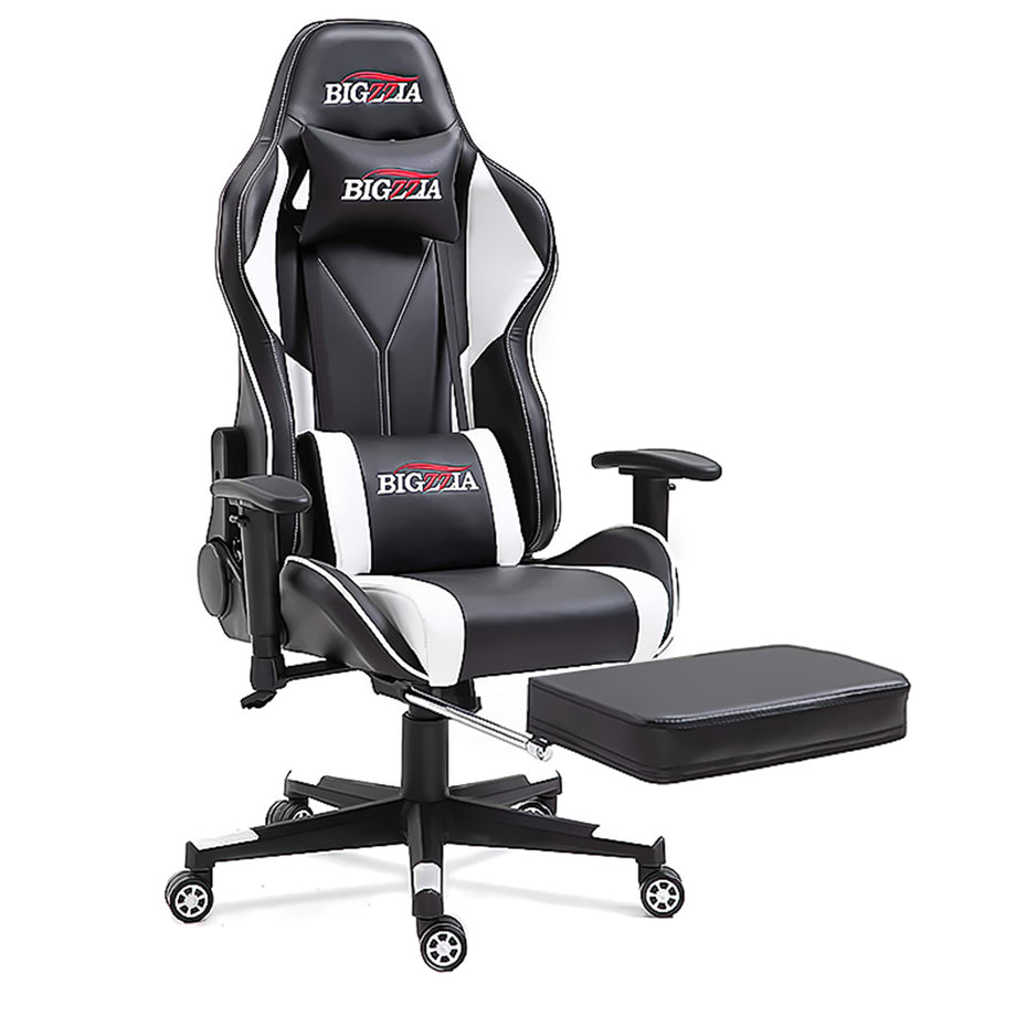 Bigzzia Gaming Chair - Ergonomic Office Chair (with footrest)