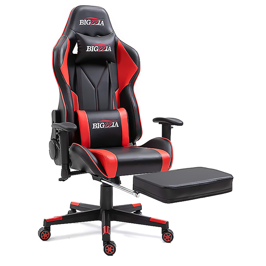 Bigzzia Gaming Chair - Ergonomic Office Chair (with footrest)