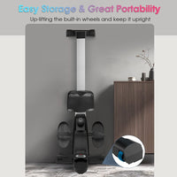 Dripex Magnetic Rowing Machine for Home Use & Cardio Training Rower with Aluminum Slide Rail, 16 Adjustable Resistance & LCD Monitor (2021 Upgrade Version)