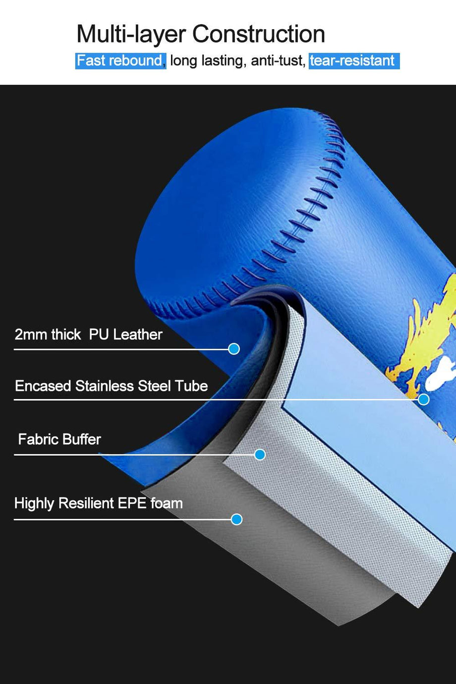 Dripex Kids Free standing Punching Bag